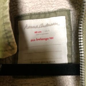 Kids jacket Olive green size 3